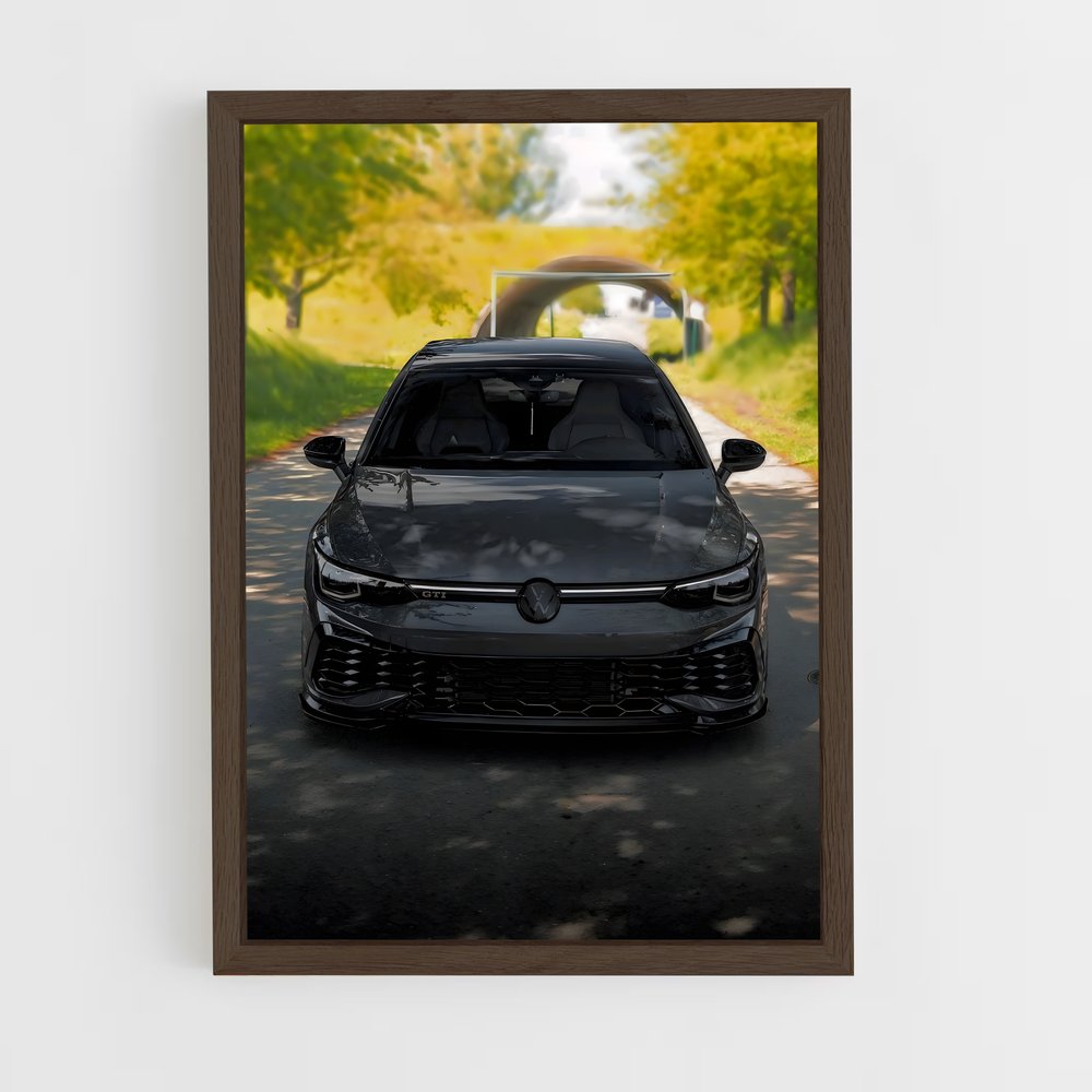 Poster Sur la Route du Golf – affiche Volkswagen (vue 5)